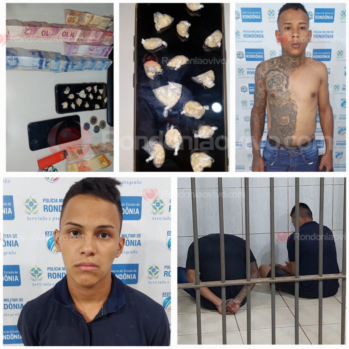 PERTO DA RODOVIÁRIA: Membros do CV são presos por equipe do sargento Machado acusados de tráfico 