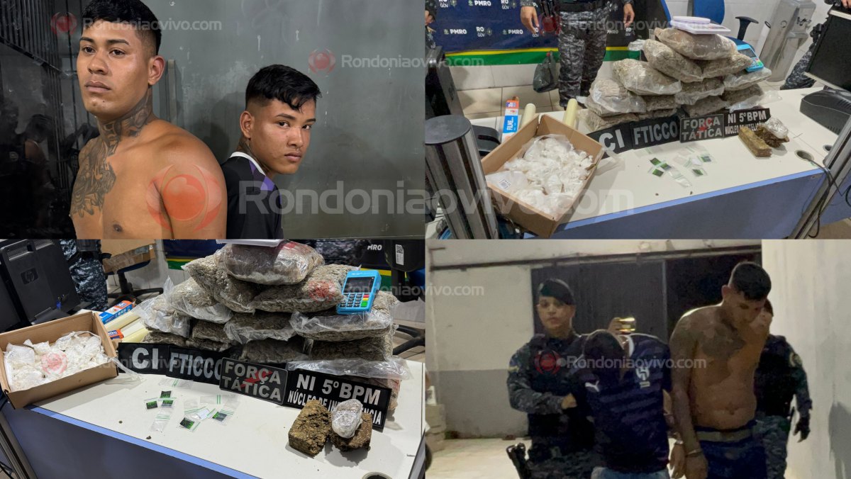 URGENTE: Divisão de Operações e Força Tática do 9° BPM prendem irmãos com muita droga 