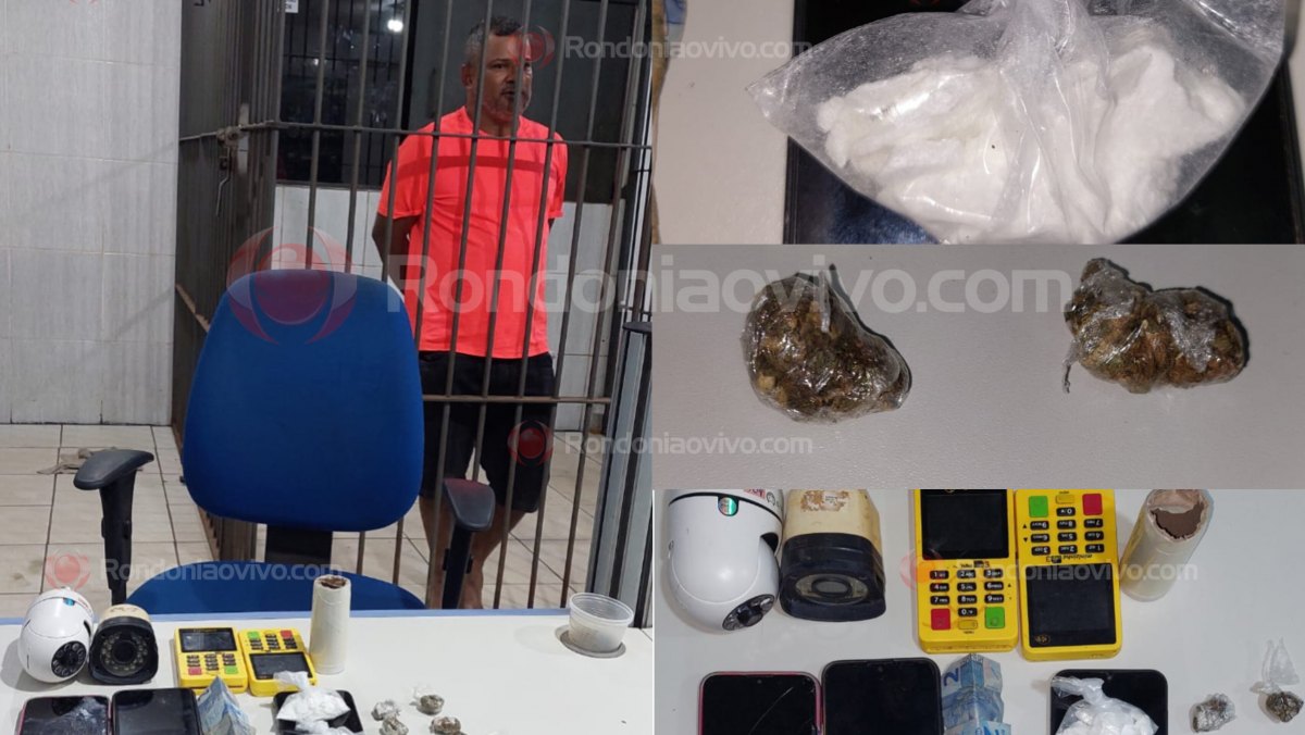 VEJA VÍDEO: Equipe do sargento Machado fecha mais uma boca de fumo em distribuidora 