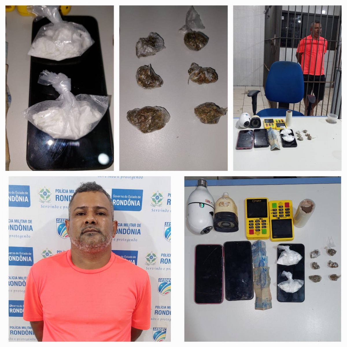 VEJA VÍDEO: Equipe do sargento Machado fecha mais uma boca de fumo em distribuidora 