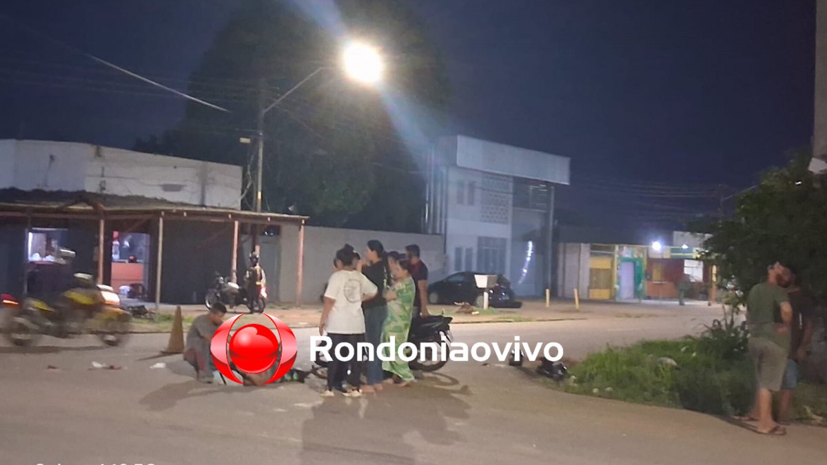 URGENTE: Moto aplicativo e passageiro sofrem grave acidente em Porto Velho 