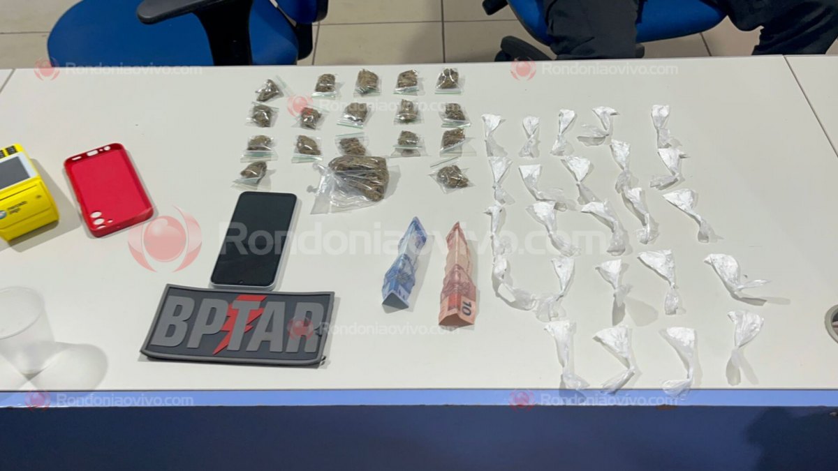 NA MENINO DEUS: BPTAR flagra trio vendendo drogas em casa abandonada