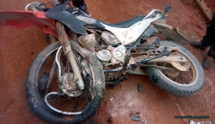 FATAL:  Motociclista morre em colisão frontal com caminhonete em Rondônia
