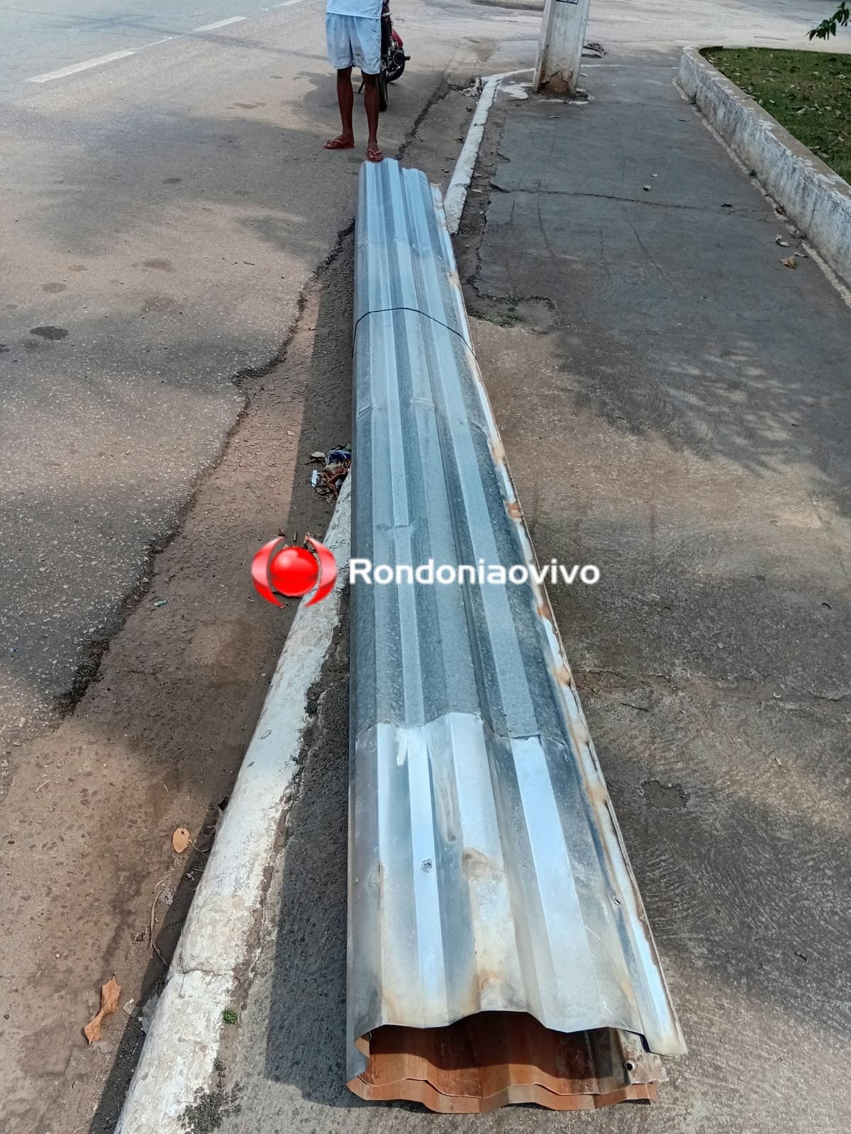 ​URGENTE: Acusado de furtar telhas em empresas é pego por populares na Jorge Teixeira