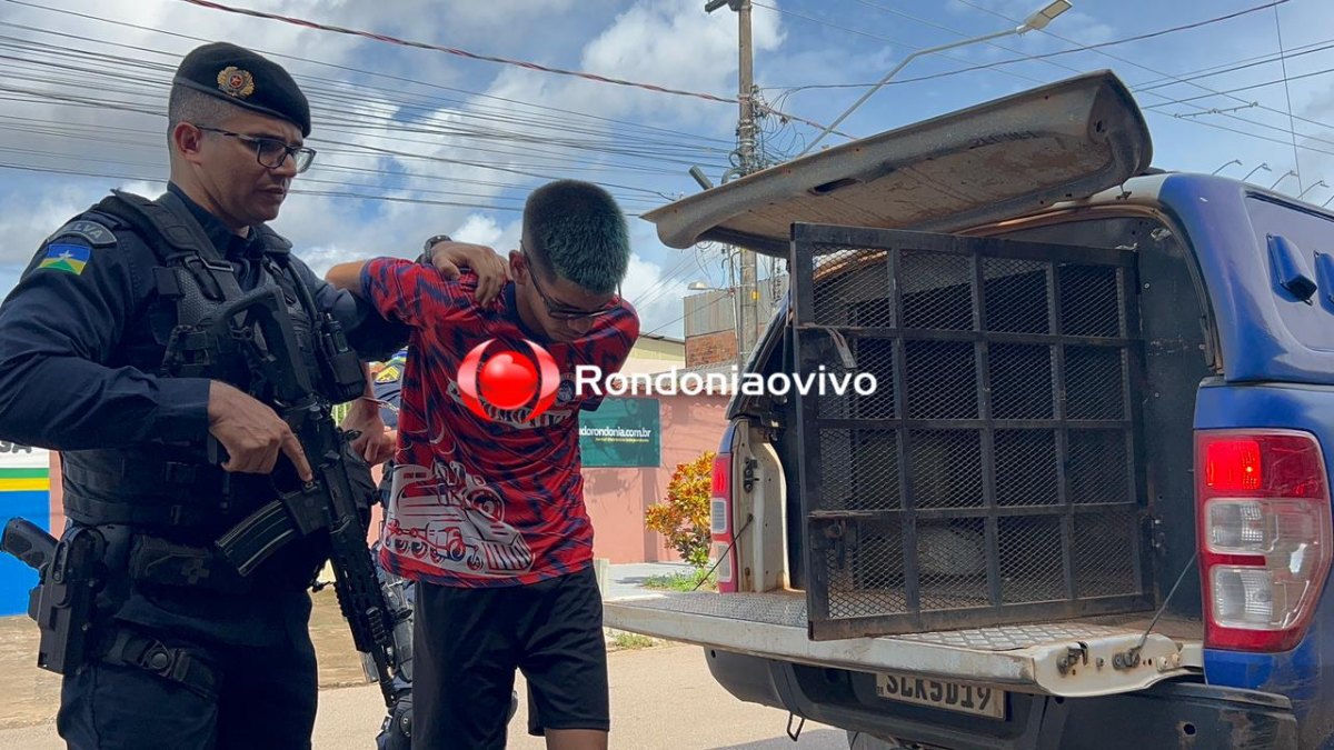 VÍDEOS: Equipe do sargento Rocha prende criminoso com arma e droga