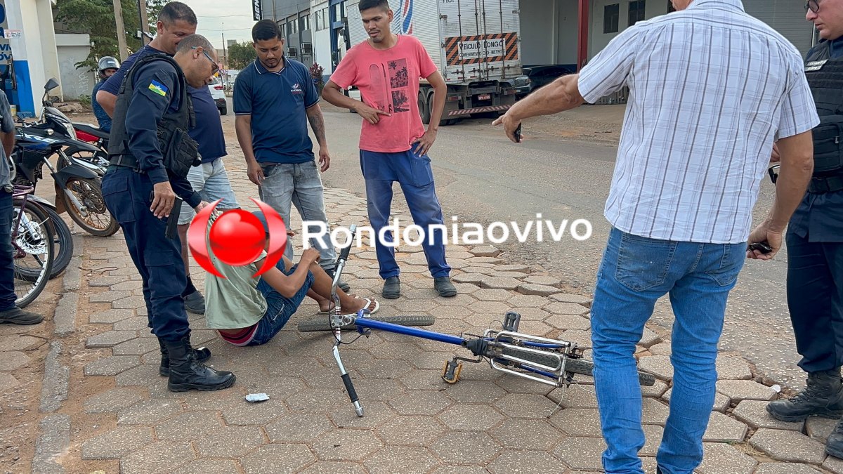URGENTE: Dupla é perseguida e detida por populares após roubo na Rua da Beira