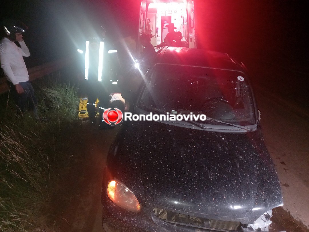 VEJA O VÍDEO: Grave colisão frontal na BR-319 entre carros deixa feridos