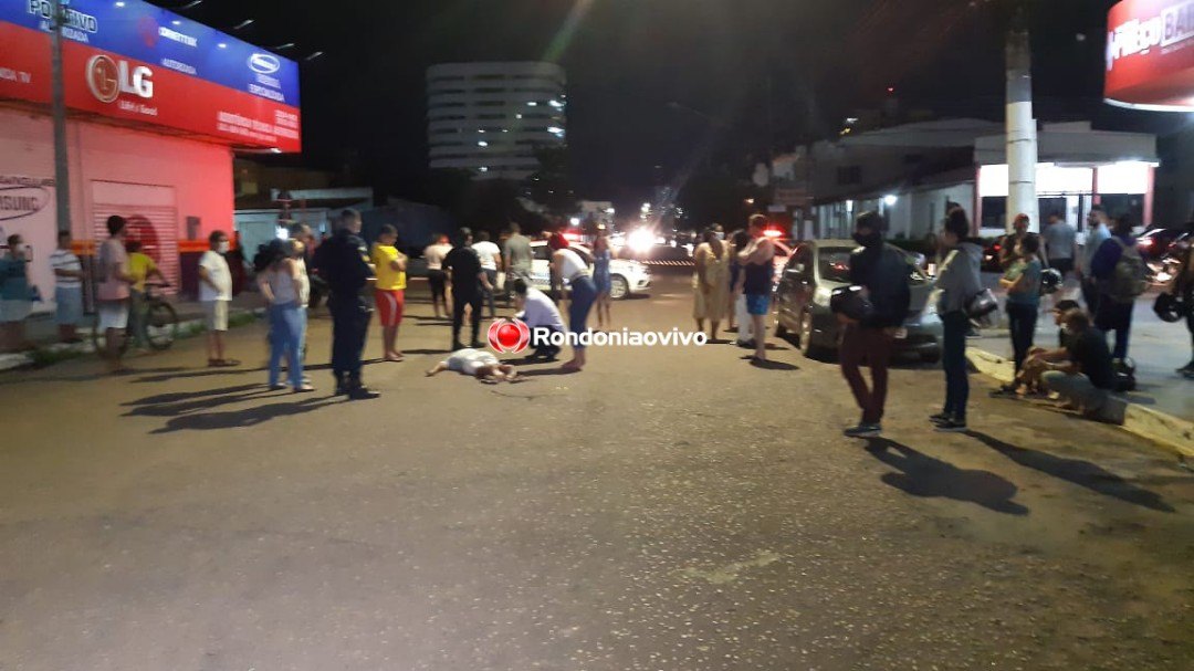 URGENTE: Idoso fica em estado gravíssimo ao ser atropelado em Porto Velho
