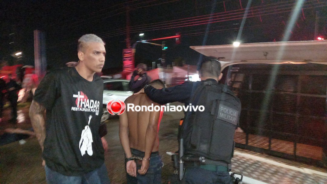VÍDEOS: Quadrilha com carro roubado é presa após perseguição e tiroteio 