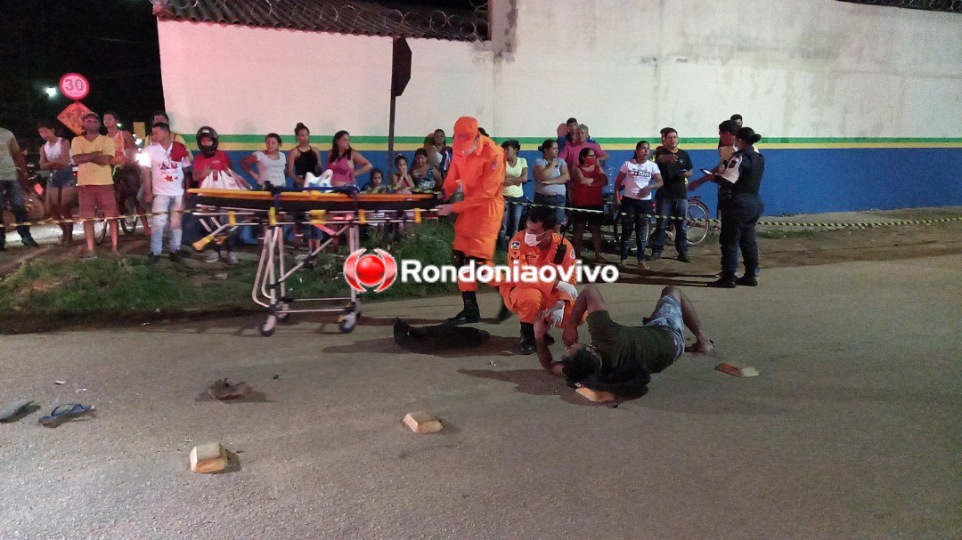 VÍDEO: Motociclista sofre grave fratura exposta em acidente com caminhonete