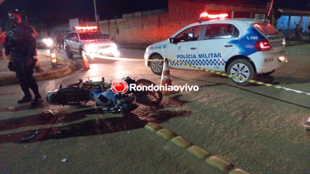 VÍDEO: Motociclista sofre grave fratura exposta em acidente com caminhonete