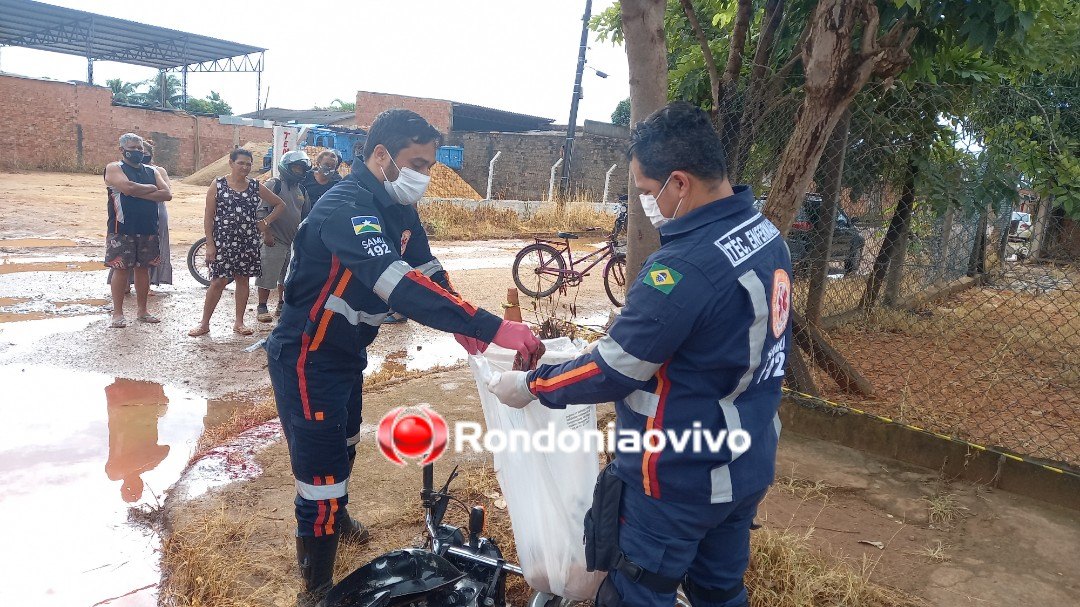 CHOCANTE - VÍDEO: Motociclista colide com carro e tem perna decepada em Porto Velho