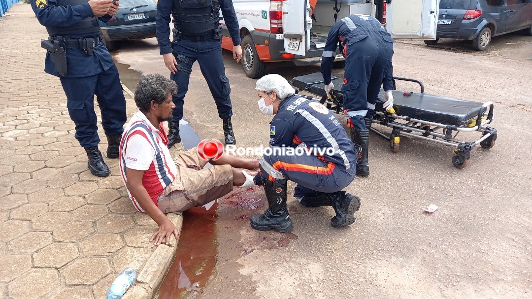 VEJA O VÍDEO: Homem é baleado na frente de escola em Porto Velho
