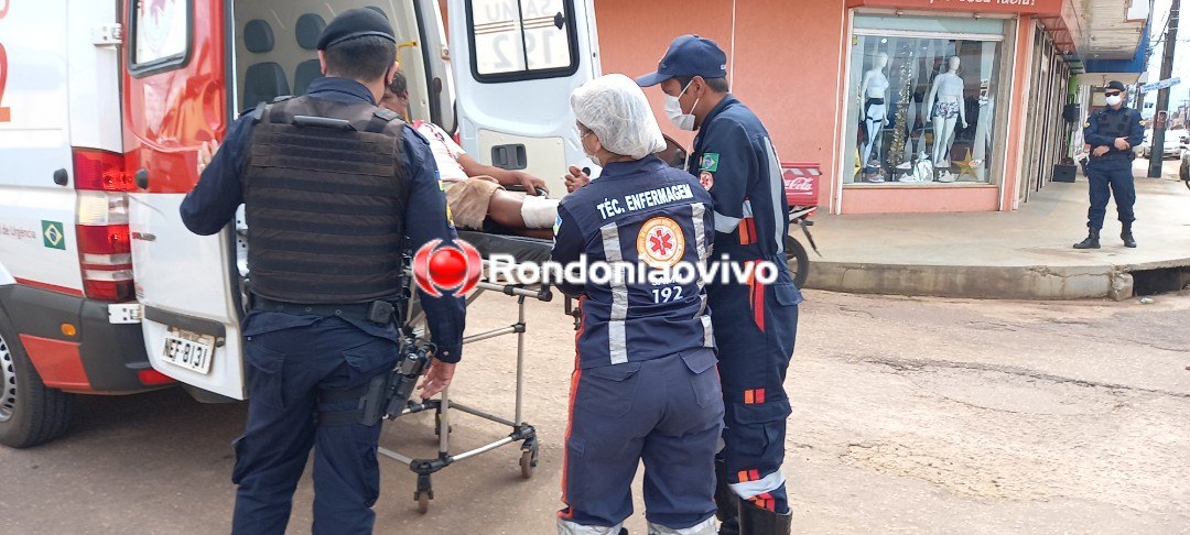VEJA O VÍDEO: Homem é baleado na frente de escola em Porto Velho
