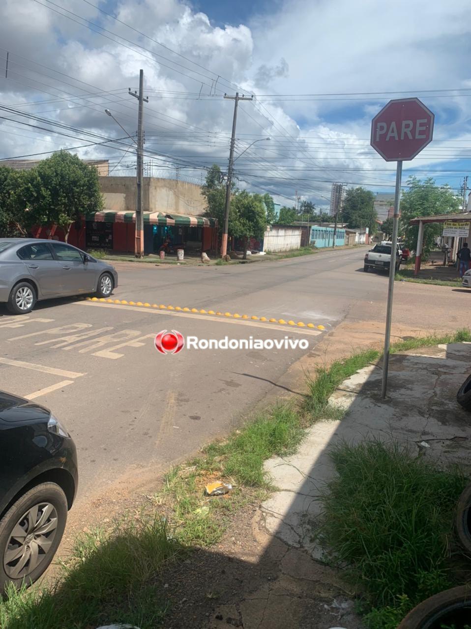 EM PORTO VELHO: Semtran instala redutor de velocidade em cruzamento após vários acidentes