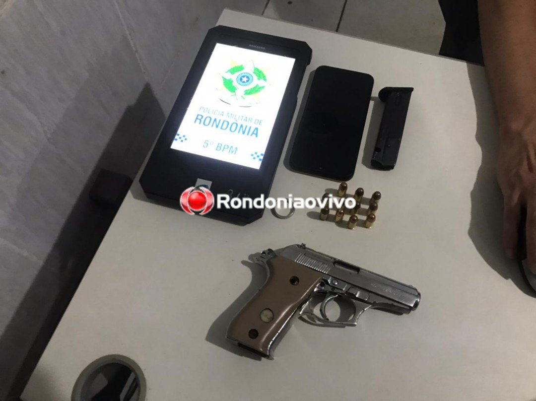 ORGULHO DO MADEIRA: PM é recebida por homem com '380' na cintura após denúncia de briga de casal 