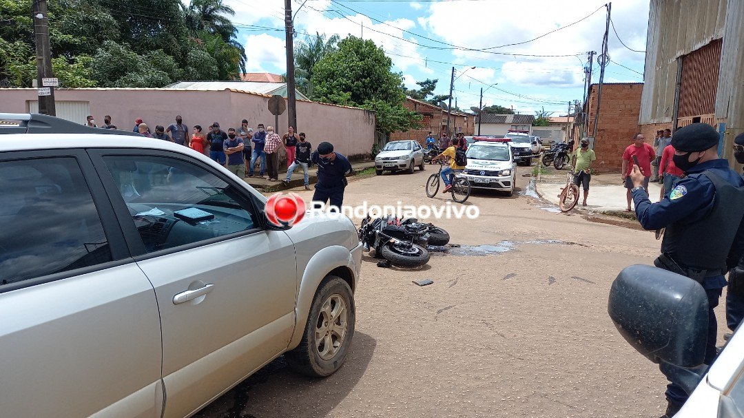IDENTIFICADO - VÍDEO: Policial militar morre após acidente de moto contra carro