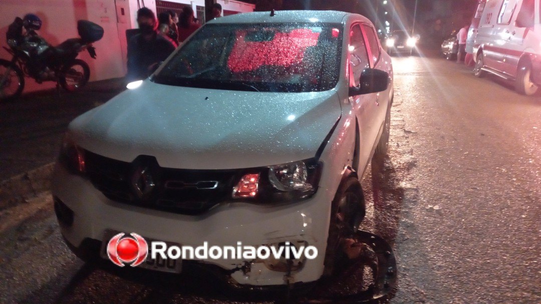 ASSISTA: Adolescente de 16 anos sofre grave acidente ao colidir em carro de PM