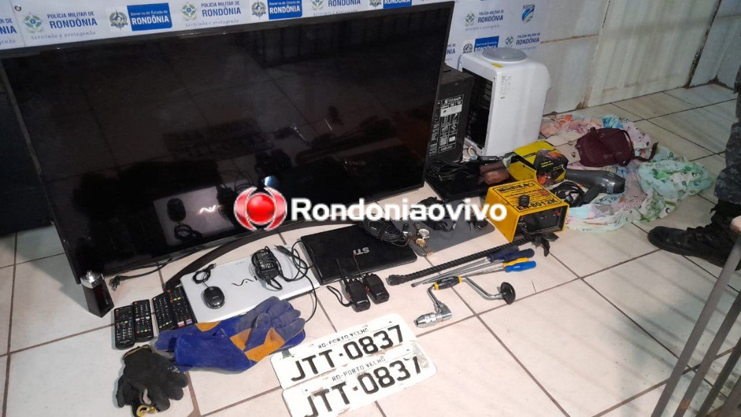 NO FLAGRA: Residência de cabo da PM é alvo de criminosos e três são presos após anúncio na OLX