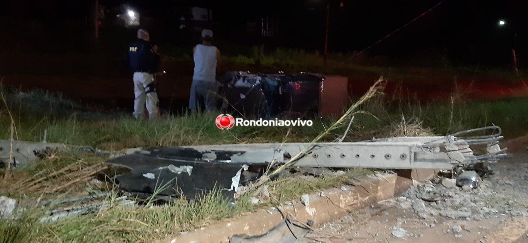 GRAVE: Caminhonete ocupada por família que voltava de culto evangélico capota na BR-364
