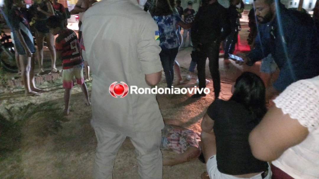 ASSISTA O VÍDEO: Acidente entre motos deixa casal em estado grave em Porto Velho