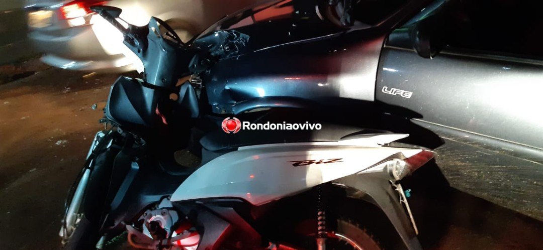 IMPRUDÊNCIA: Mulher sofre grave corte na barriga após colisão de trânsito na zona Sul