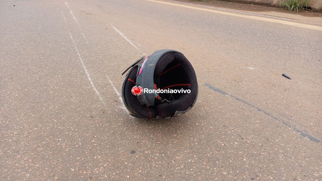 VÍDEO: Motociclista de 24 anos morre após bater em mureta e poste na BR-364