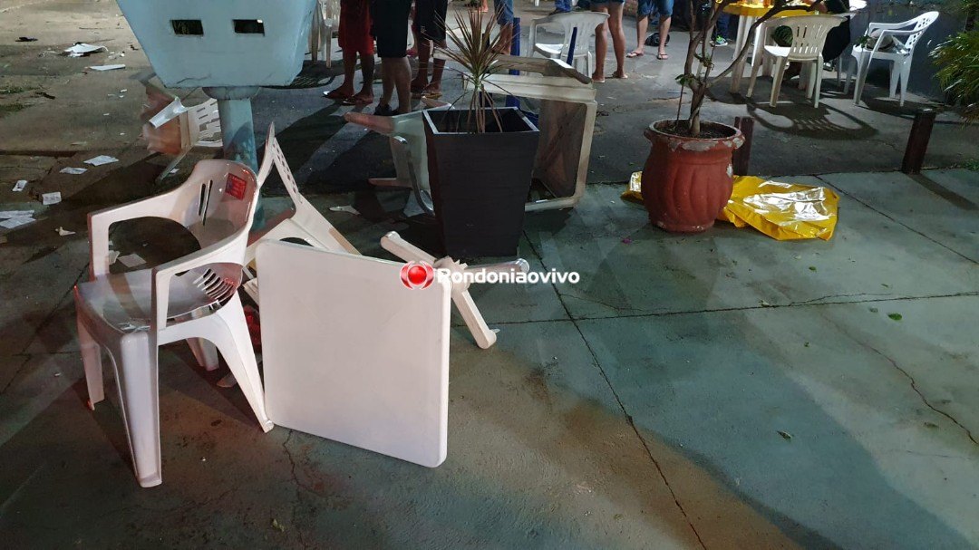 DESTRUIÇÃO: Motorista de caminhonete causa grave acidente durante fuga em Porto Velho