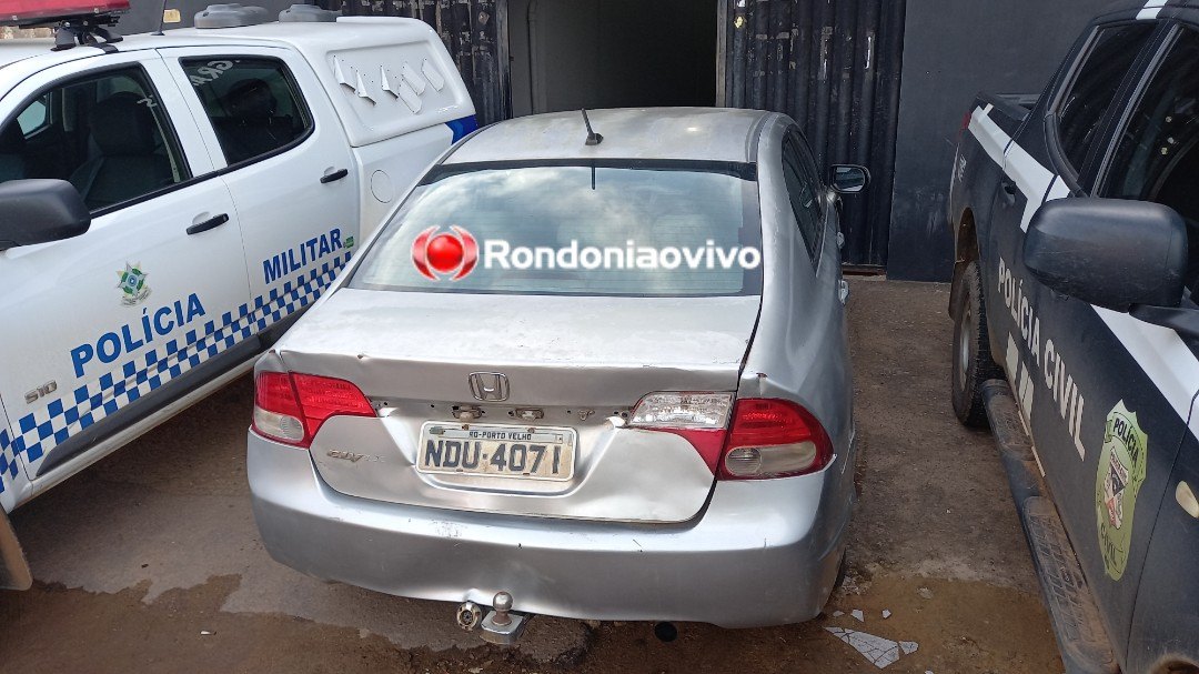 CAIU: Homem é preso após chegar em Porto Velho com carro roubado no Acre
