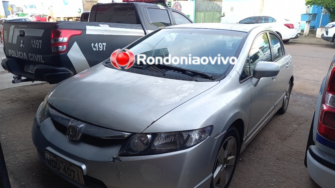 CAIU: Homem é preso após chegar em Porto Velho com carro roubado no Acre