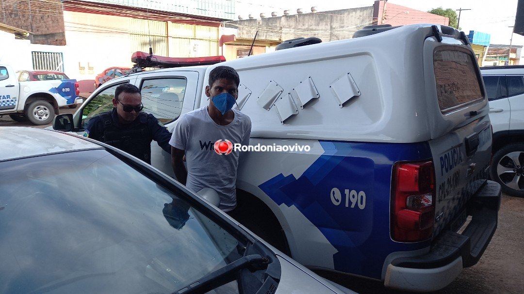 CAIU: Homem é preso após chegar em Porto Velho com carro roubado no Acre