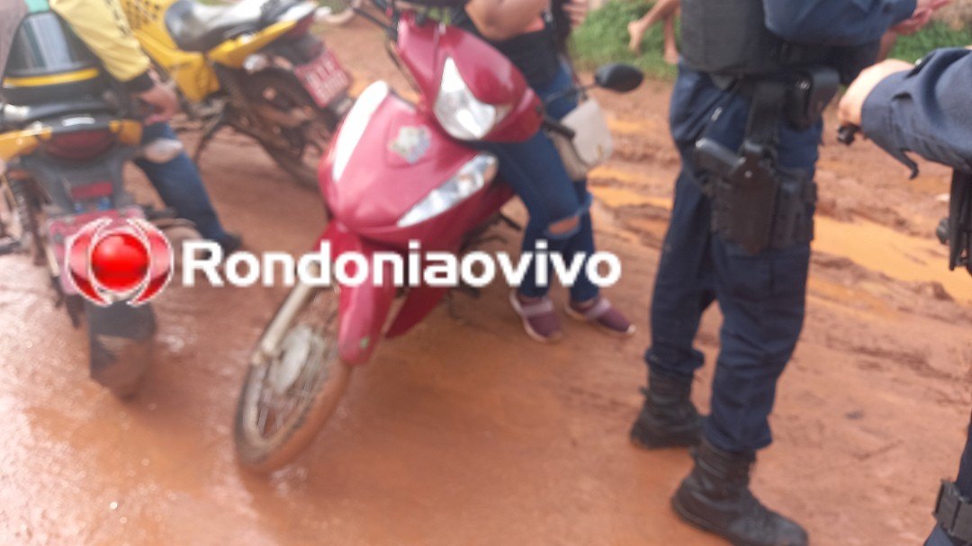 ASSISTA O VÍDEO: Polícia faz cerco e prende assaltante que tinha acabado de roubar moto