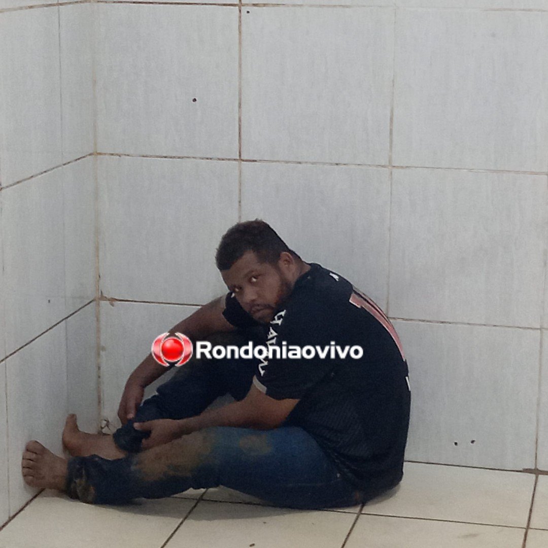 ASSISTA O VÍDEO: Polícia faz cerco e prende assaltante que tinha acabado de roubar moto