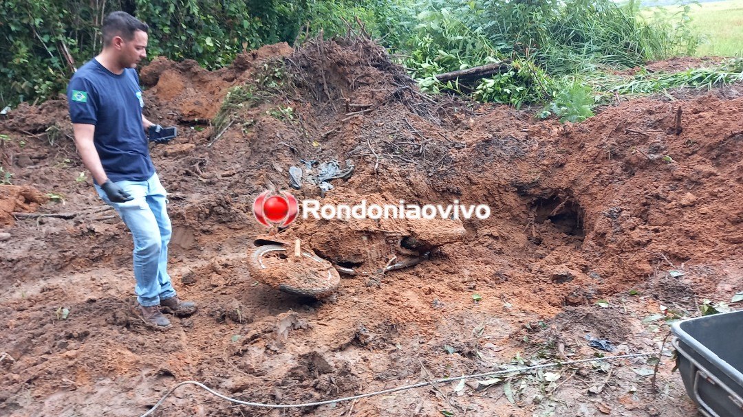ELUCIDADO: Veja vídeo exclusivo de operação da Homicídios para localizar corpo enterrado