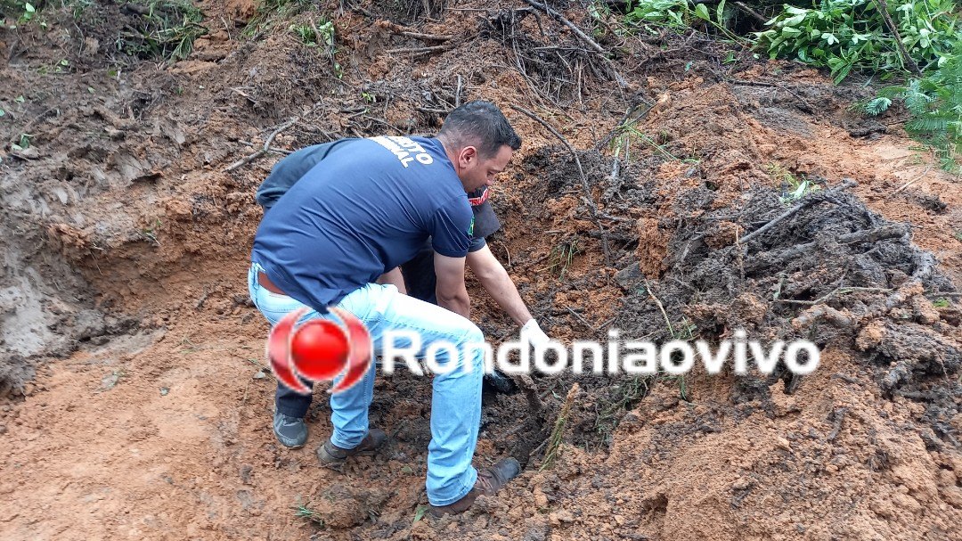 ELUCIDADO: Veja vídeo exclusivo de operação da Homicídios para localizar corpo enterrado