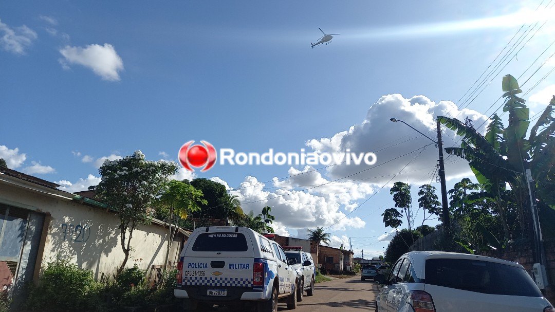 CAÇADA: NOA é acionado para procurar criminosos em matagal