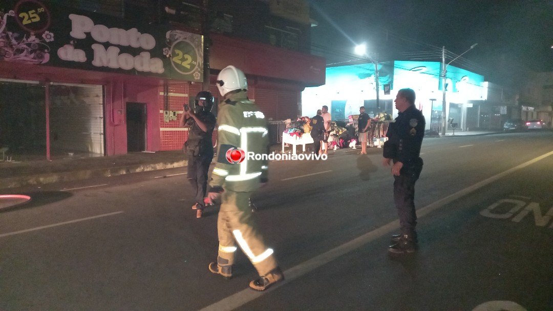 ASSISTA: Incêndio atinge galeria na Avenida 7 de Setembro