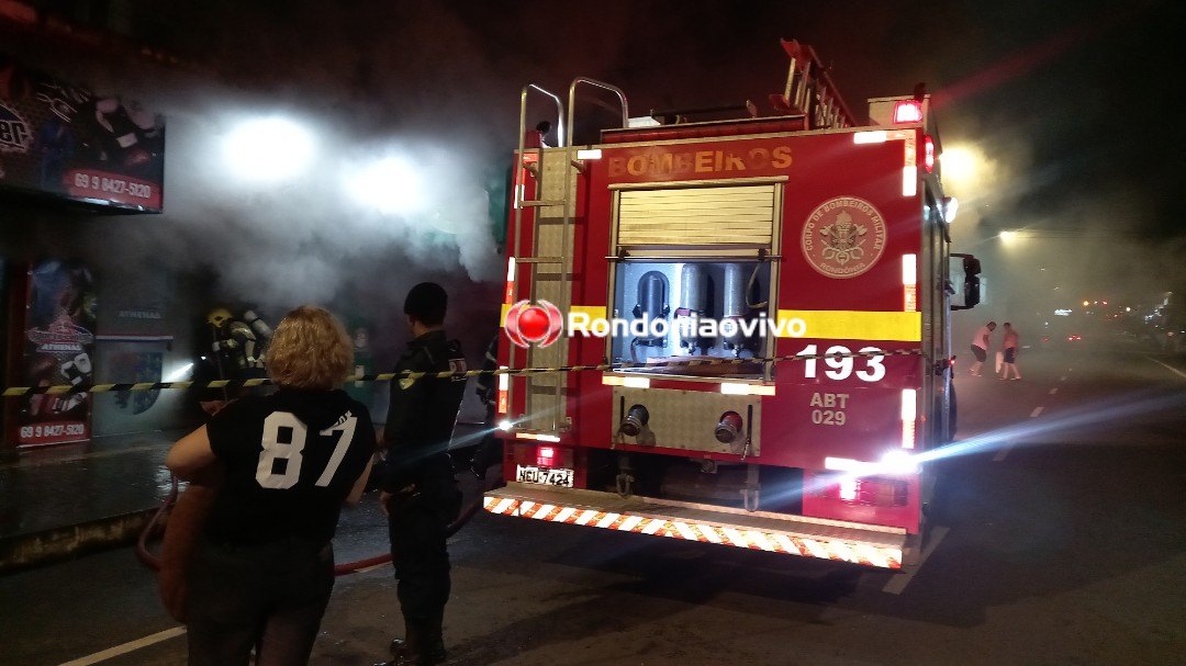 ASSISTA: Incêndio atinge galeria na Avenida 7 de Setembro