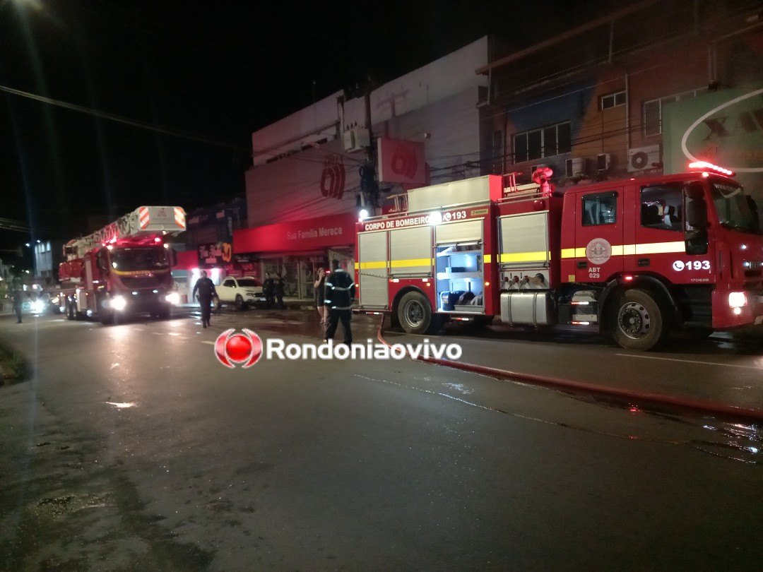 ASSISTA: Incêndio atinge galeria na Avenida 7 de Setembro