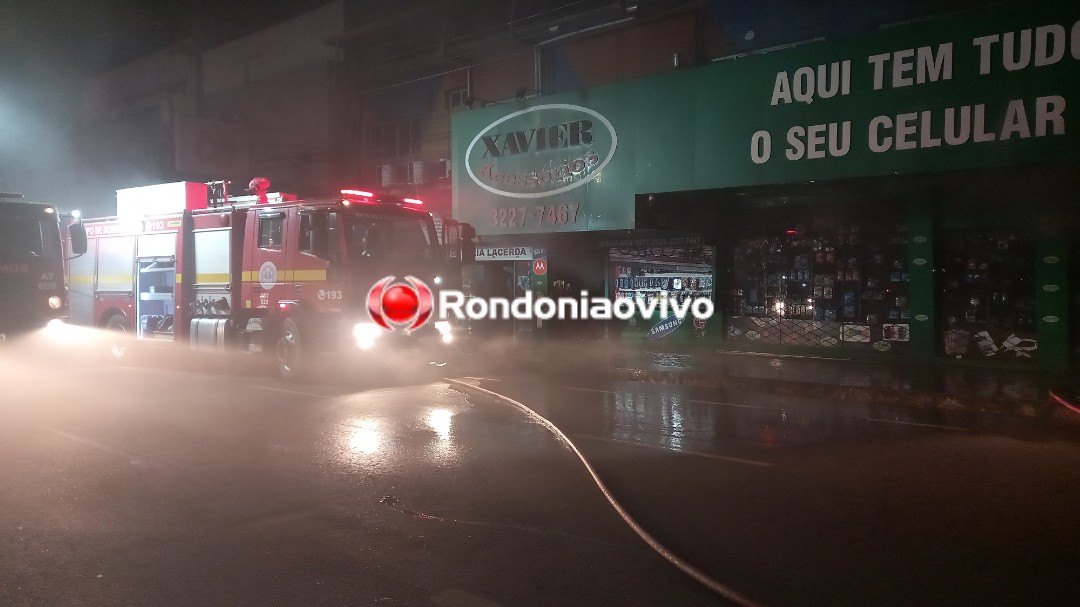 ASSISTA: Incêndio atinge galeria na Avenida 7 de Setembro
