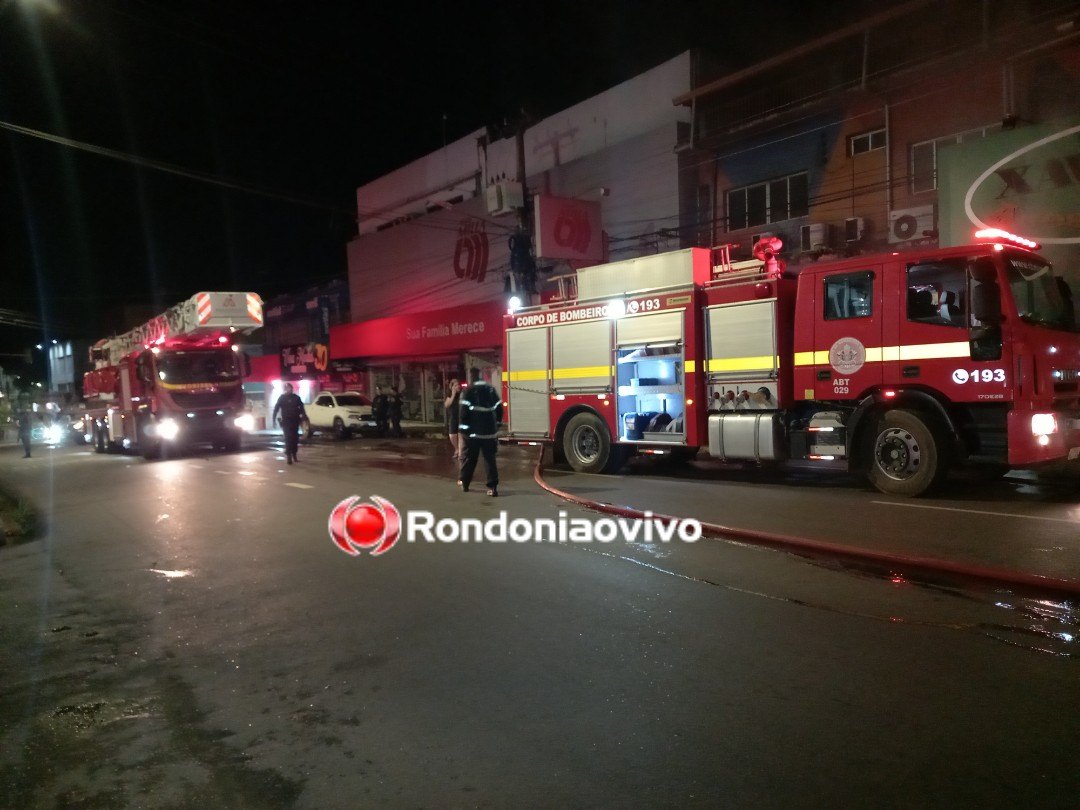 ASSISTA: Incêndio atinge galeria na Avenida 7 de Setembro