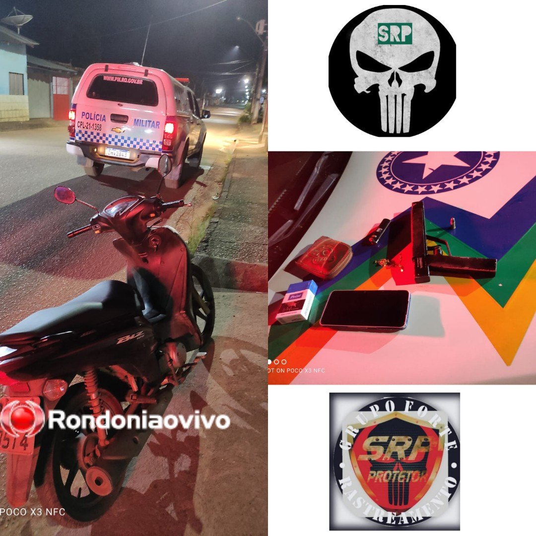 MOTO RASTREADA: Motoboy de delivery é assaltado e criminoso acaba preso em seguida