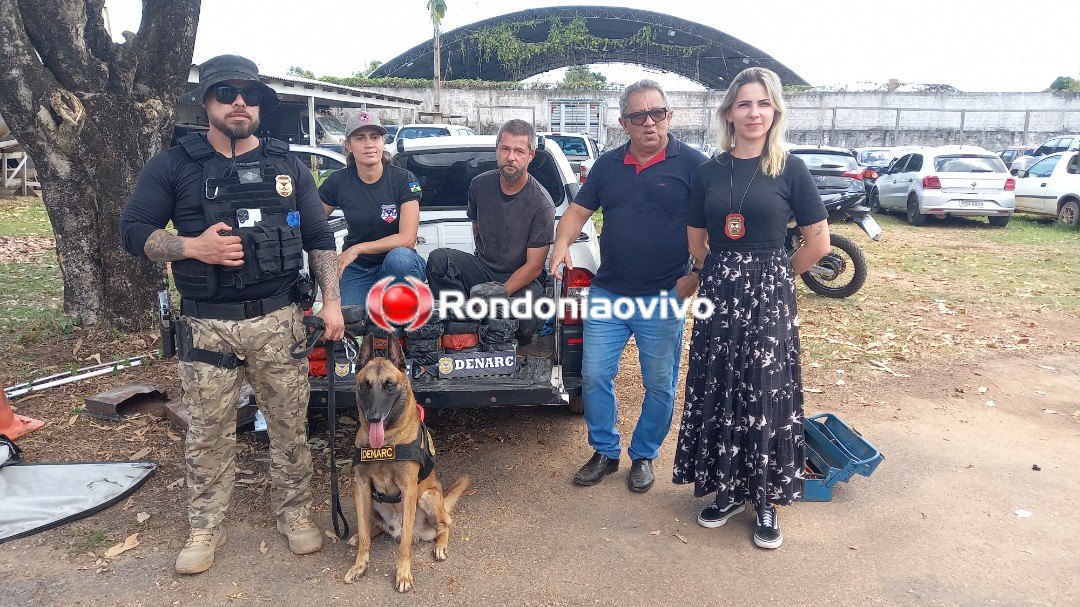 VÍDEO: Denarc apreende carro 'recheado' de cocaína em transportadora