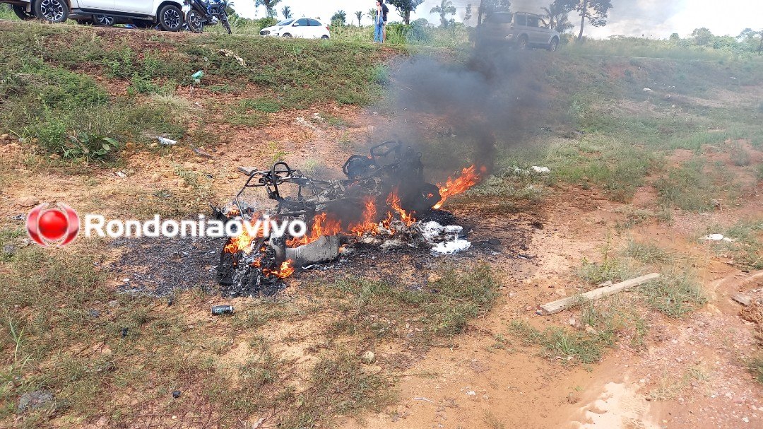 VEJA O VÍDEO: Moto de alta cilindrada explode com casal após acidente na BR-364