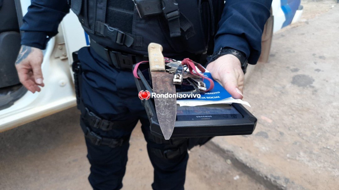 VIOLÊNCIA: Homem é morto a facadas e PM prende acusado na zona Leste