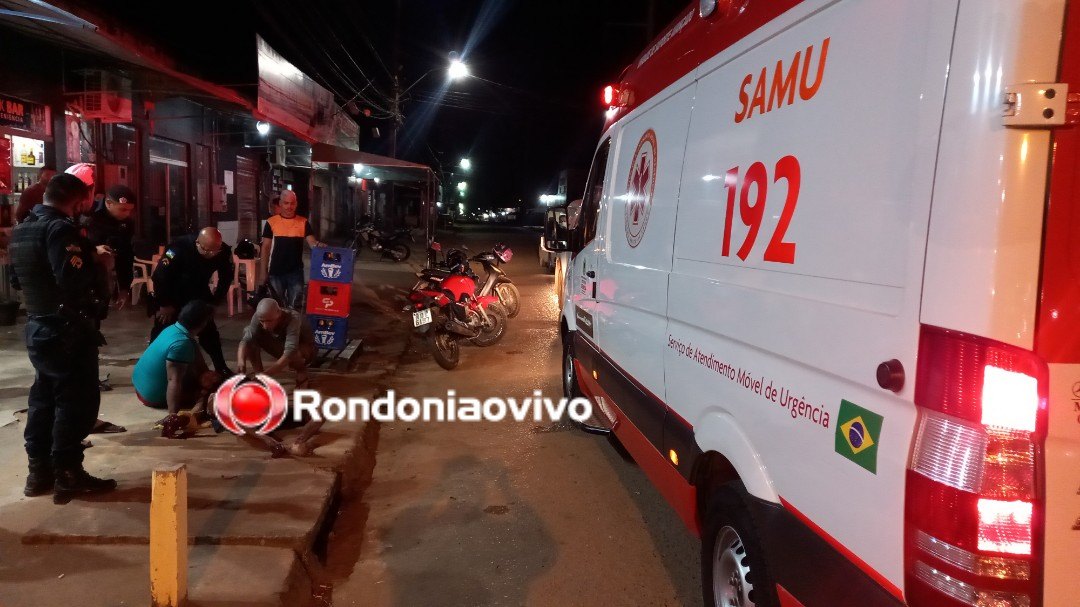 VÍDEO: Homem fica em estado grave ao ser atacado a golpes de facão