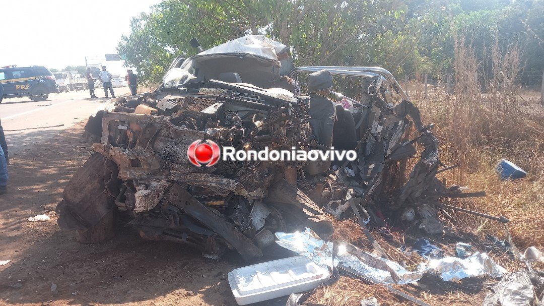 BATIDA FRONTAL: Identificado motorista que morreu em acidente na BR-364