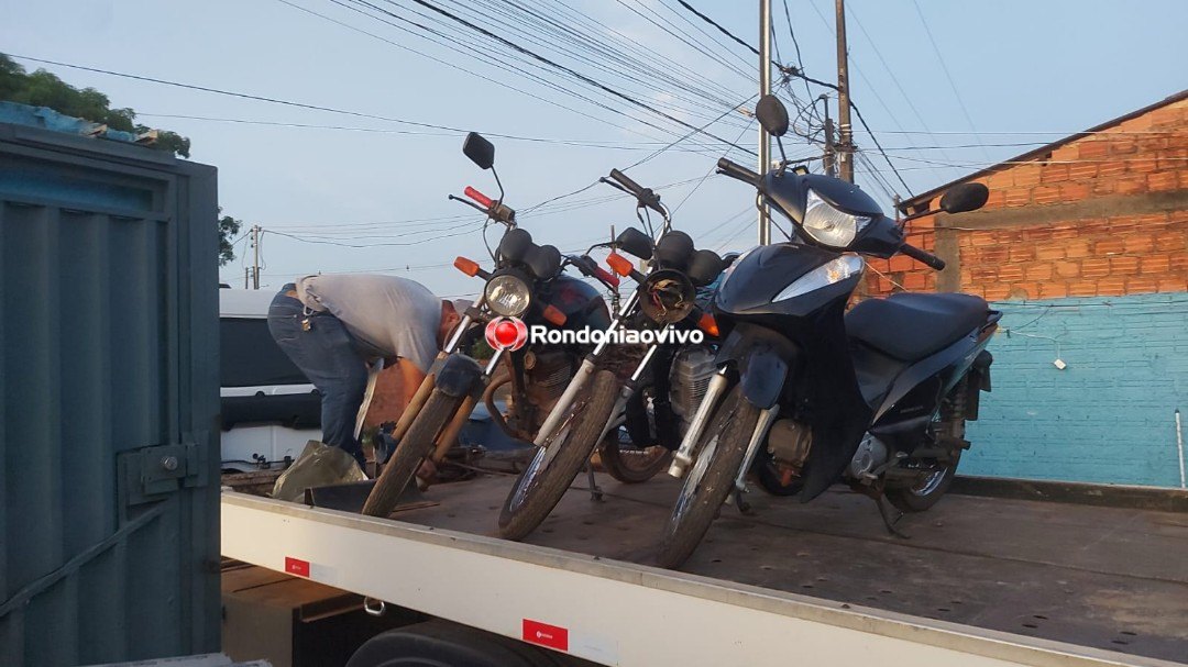 LADRÕES PRESOS: Delegacia de Furtos e roubos faz operação e recupera seis motos roubadas