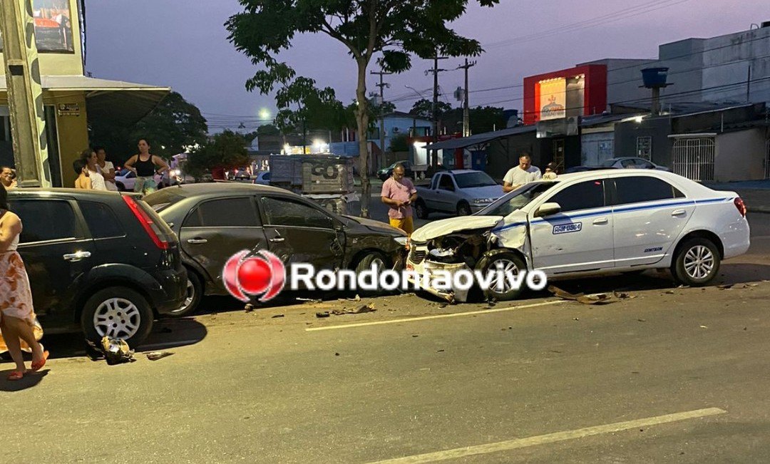 IMPRUDÊNCIA NO TRÂNSITO: Mais um grave acidente em cruzamento com a Avenida Abunã 