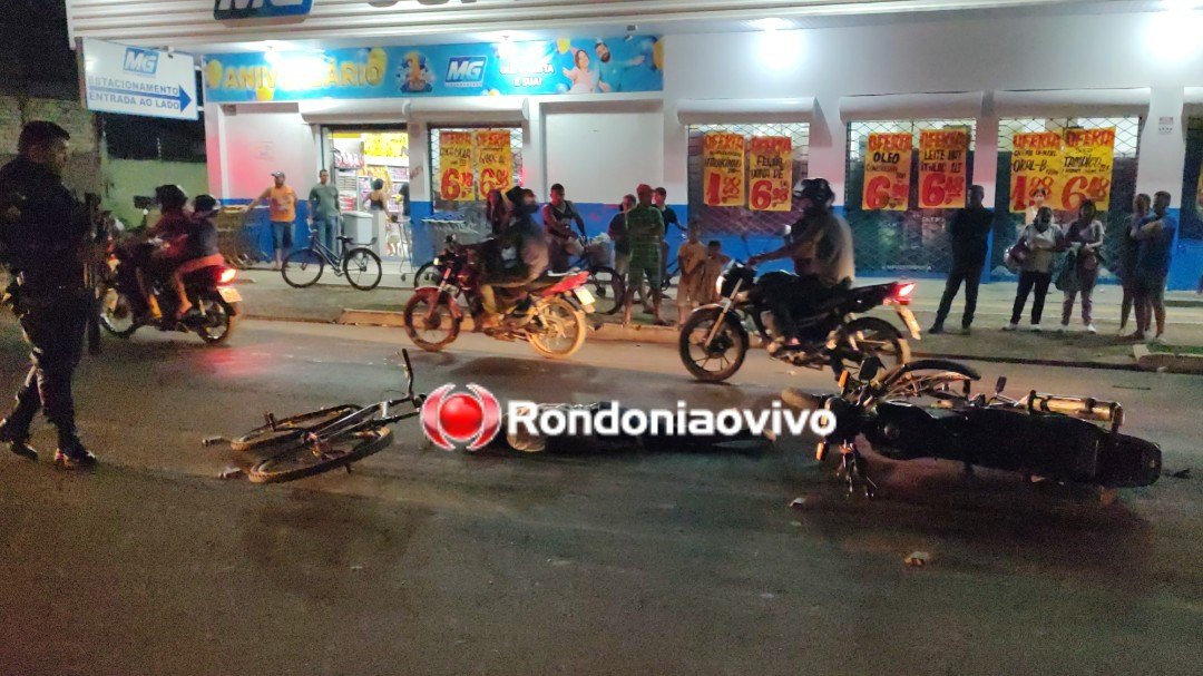 VEJA VÍDEO: Idoso fica  desacordado após grave atropelamento